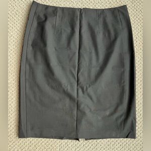 Black Fitted Pencil Skirt by The Limited